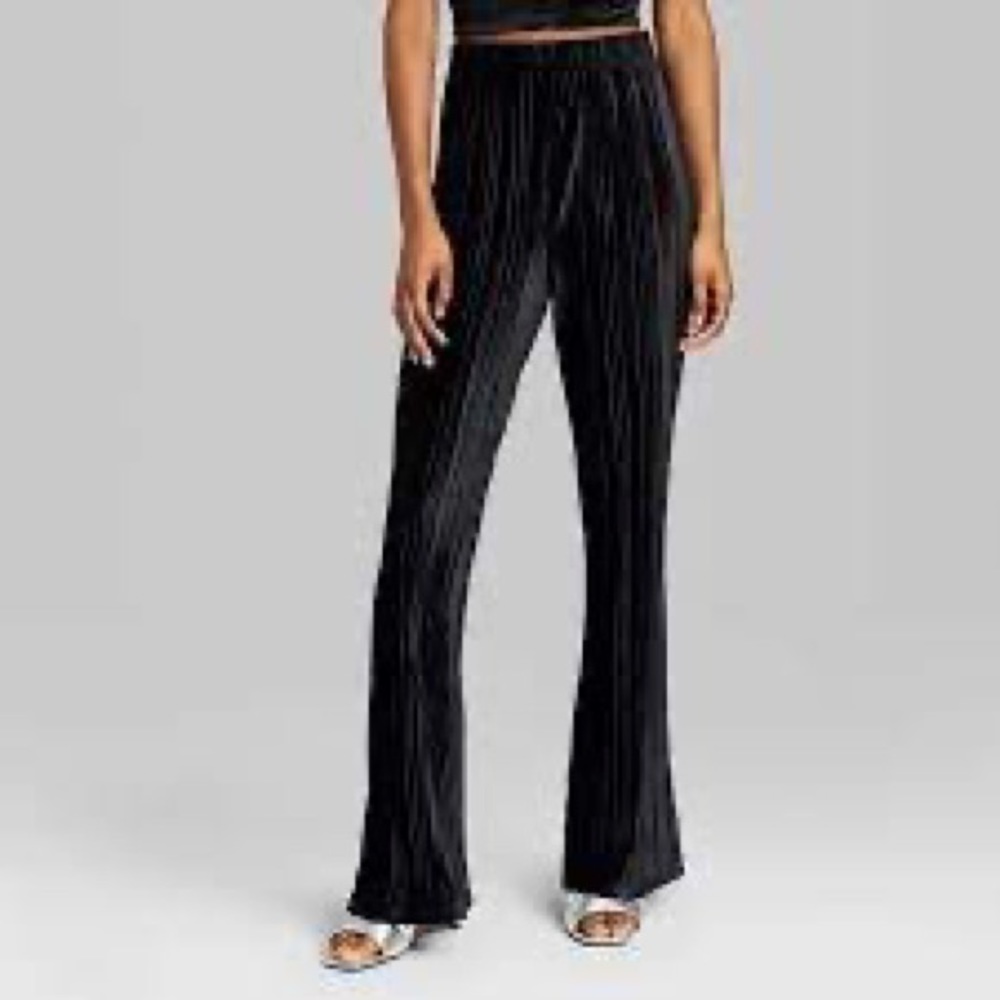 Wild fable velvet flare pants